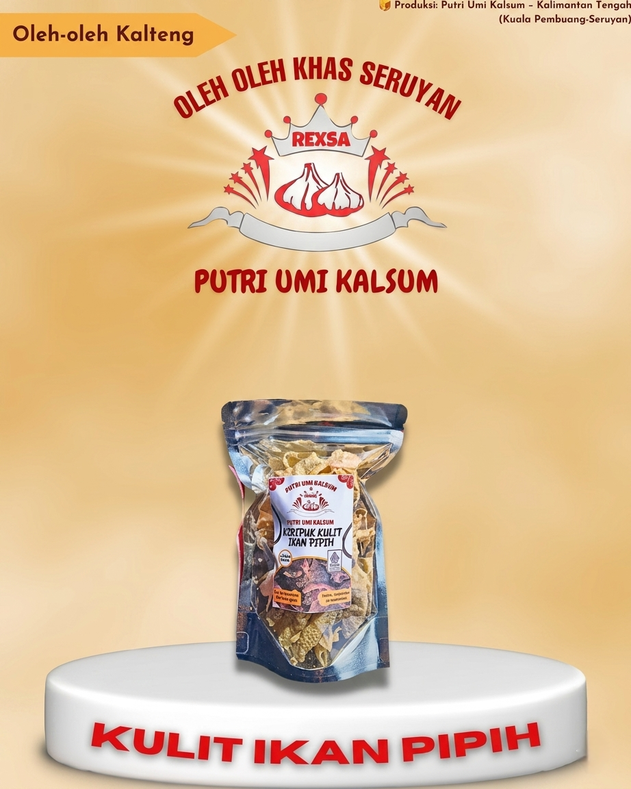 Kerupuk Kulit Ikan Pipih
